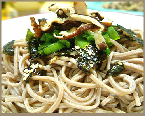 Soba Noodles with Ginger Sauce Soba Noodles with Ginger Sauce picture